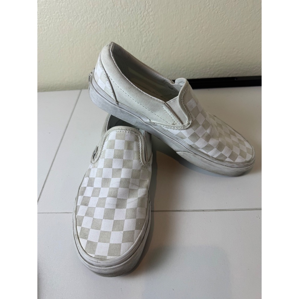Vans Checkerboard Slip On Shoes Womens 7.5 Canvas Casual Skater Indie